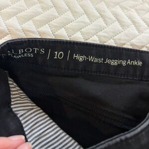 Talbots Flawless Black Jegging Ankle Pants